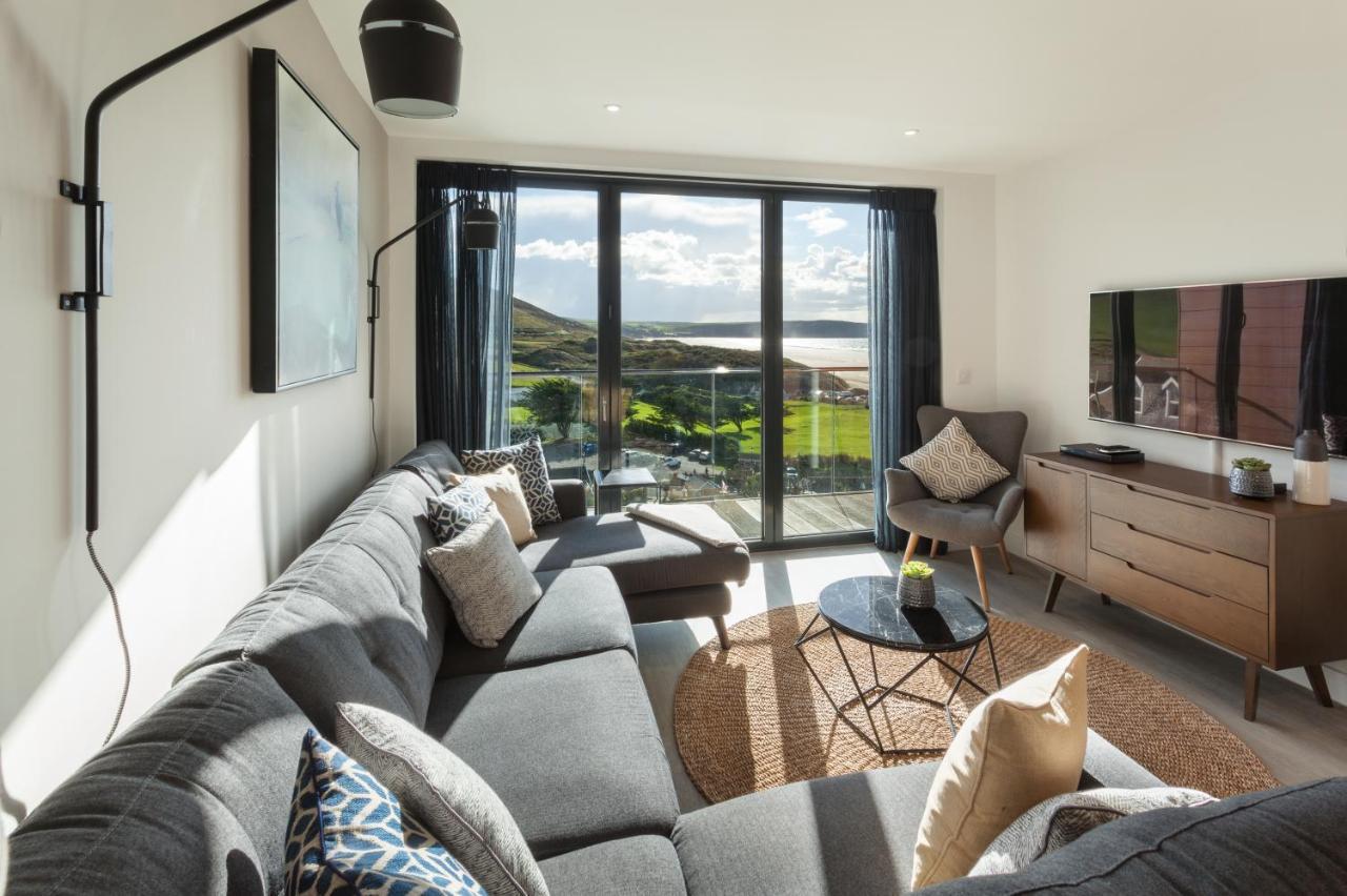 2 Woolacombe West - Luxury Apartment At Byron Woolacombe, Only 4 Minute Walk To Woolacombe Beach! Buitenkant foto